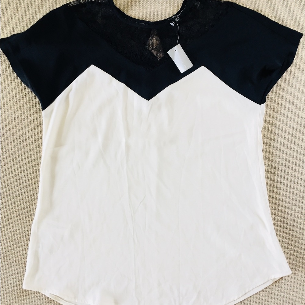 Ann Taylor Petite Lace Blouse